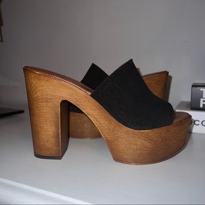 L’intervalle suede sandal heels (size 37) - never worn